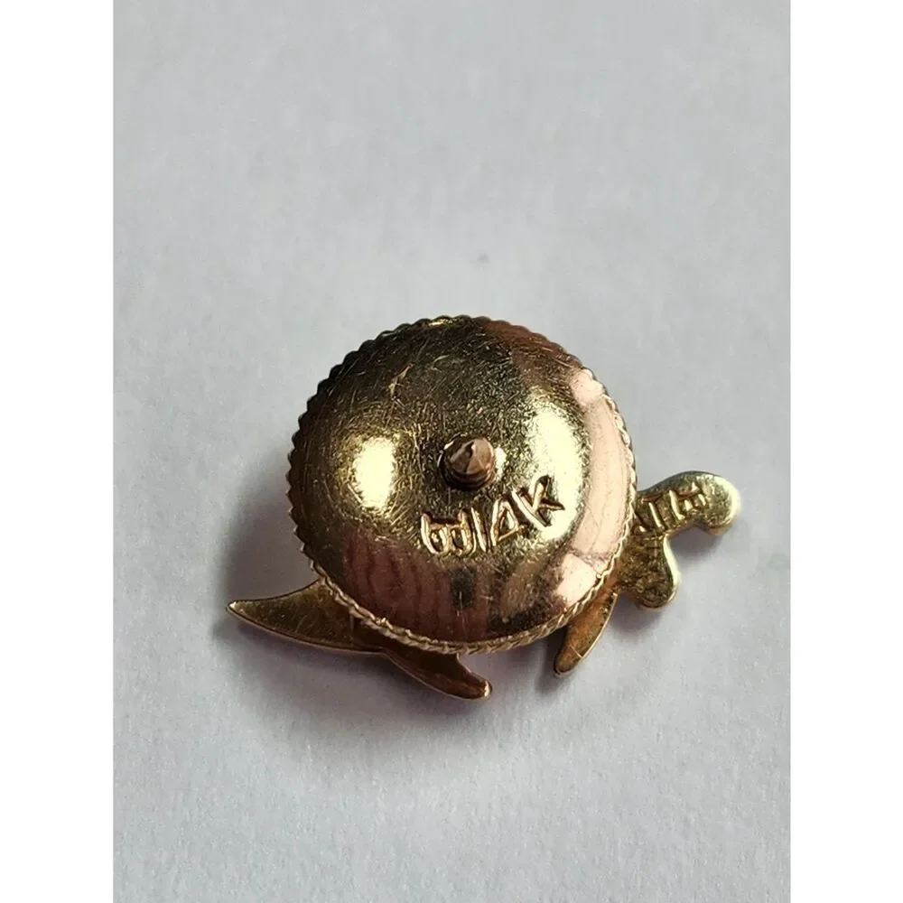 14K Gold and Platinum Vintage Shriners Pin Badge Extremely Rare HTF Collector
